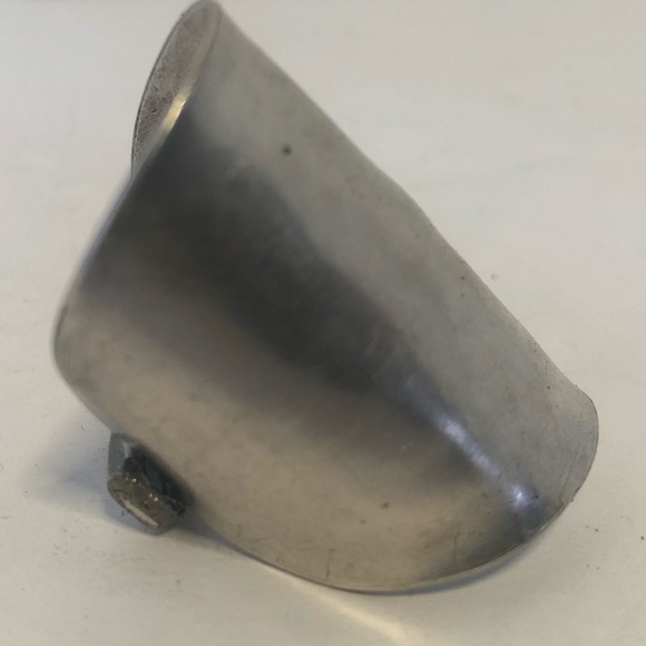 Waited For Silver Plated Spoon Ring, Handcrafted. 1 Of 1. Size 8 - Picture 9 of 13